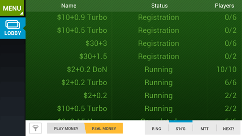 โป๊กเกอร์บนมือถือ