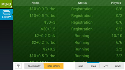 โป๊กเกอร์บนมือถือ