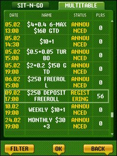 การแข่งขันโป๊กเกอร์ออนไลน์